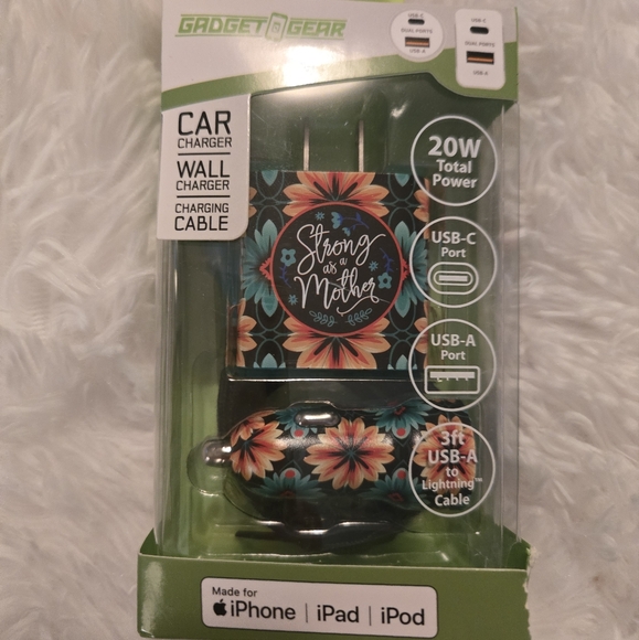 gadget gear Other - Gadget Gear.Iphone Charging System, Usb- / Usb-a 20 Wat 3ft Lightning Cable Hp🔥